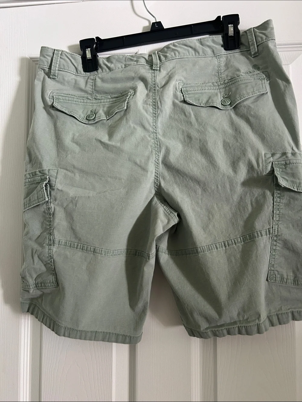 Izod Men's Cargo Shorts in Sage Green